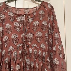 Oysho cotton dress boho NWT